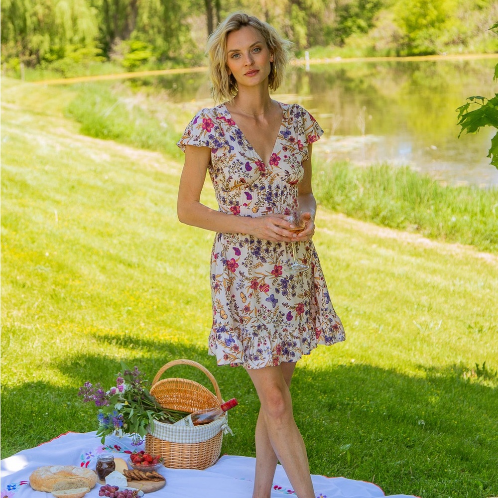 Tamga Apoli Dress in Nectar